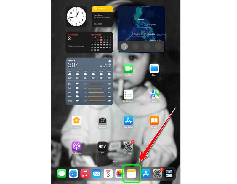 Click Apple Notes App