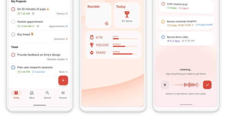 Aplikasi Todoist ADHD