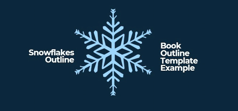 Sneeuwvlokken omtrek