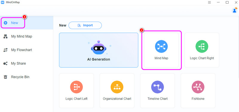 Mind Map Feature အသစ်