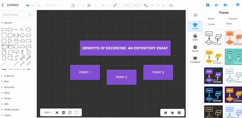 கட்டுரைக்கான மைண்டான்மேப் தீம்