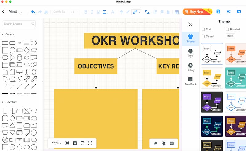 Mindonmap テーマを追加 Okr ワークショップ