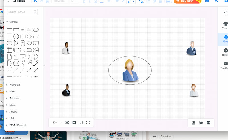 Mindonmapでスクラムマスター用の図形を追加
