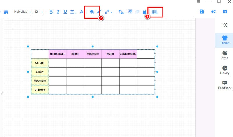 இடர் மேலாண்மைத் திட்டத்தை உருவாக்குங்கள் Mindonmap