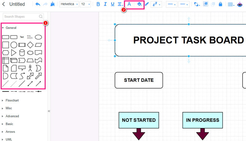 Organizza le informazioni Mindonmap