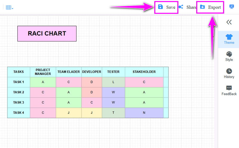 தீம் அம்சம் மைண்டன்மேப்பைப் பயன்படுத்தவும்
