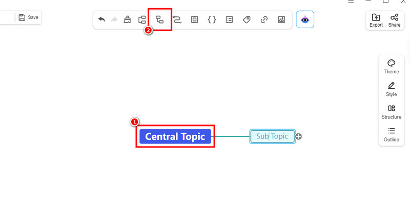 Cipta Peta Minda MindOnMap