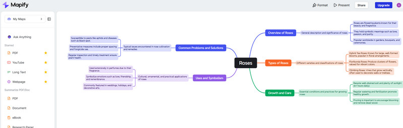 Mapify Ai generator mentalnih mapa