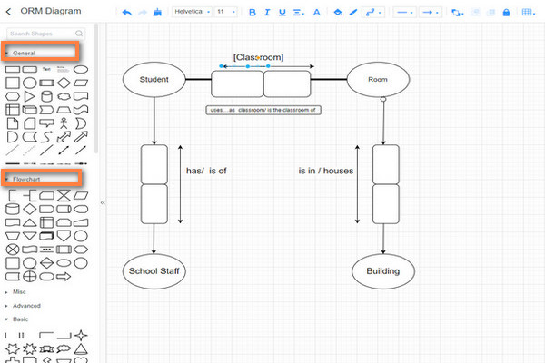 Orm diagrammasini yarating