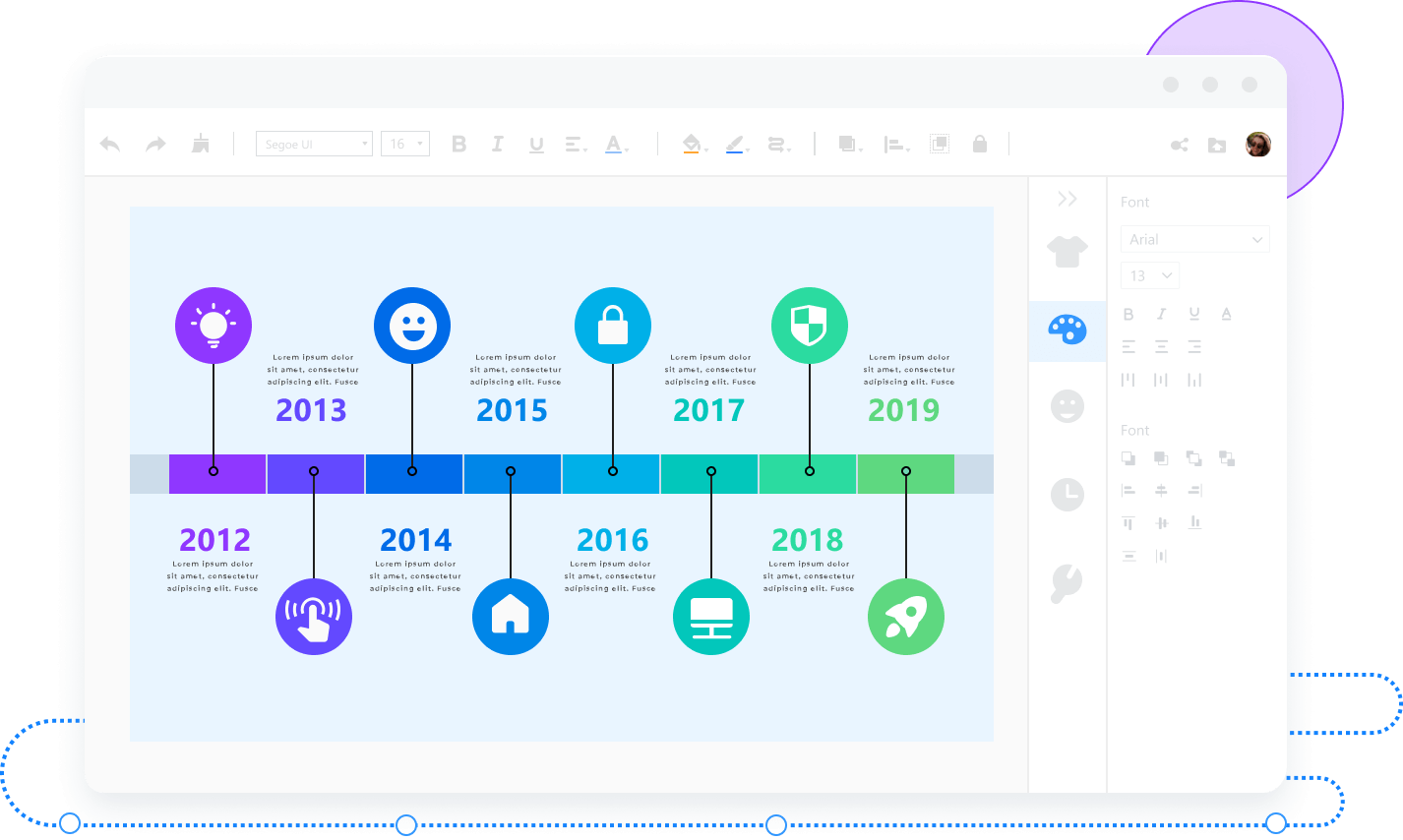 Banner Timeline