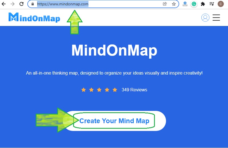 Inicio de mapa mental gratuíto