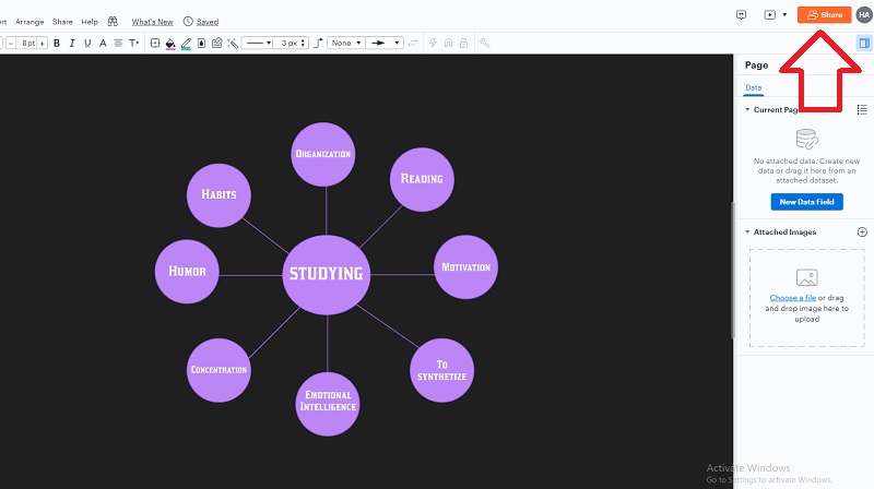 Peta Konsep Lucidchart Bagikan