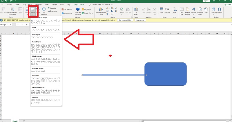 Fiskbensdiagram Excel-former