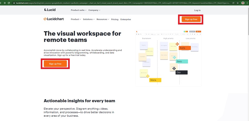 Fishbone Diagram Lucidchart Sign Up