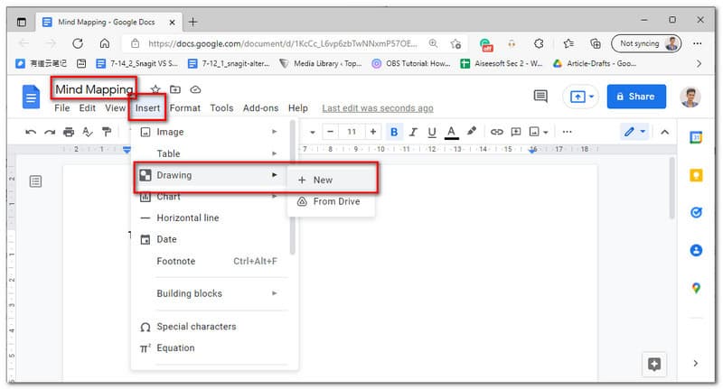 Google Docs Fut vizatim të ri