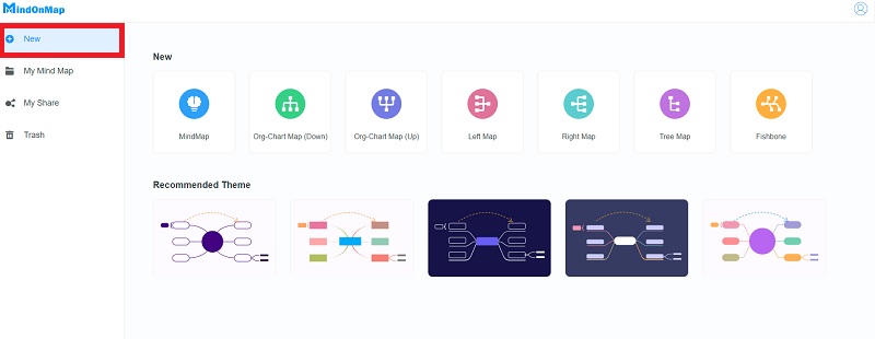 mindOnMap Sample Choose