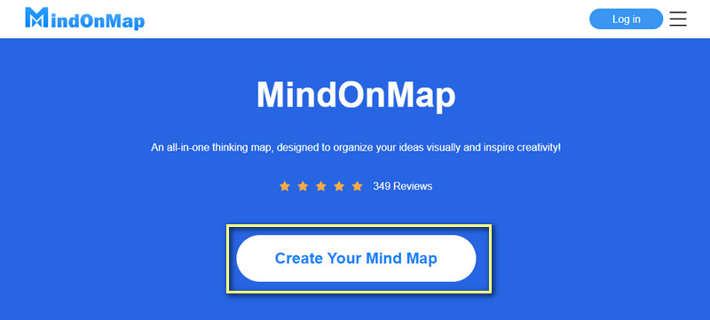 Начальная диаграмма MindOnMap