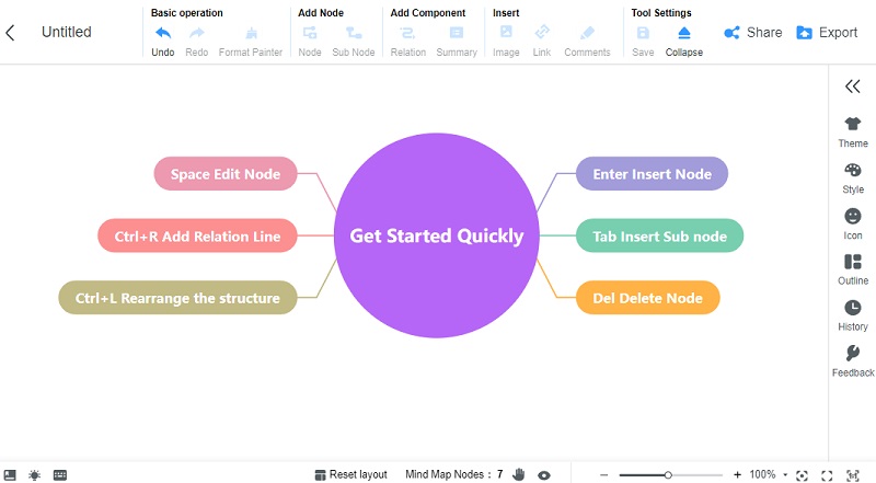 Nursing Concept Map Shortcut Keys