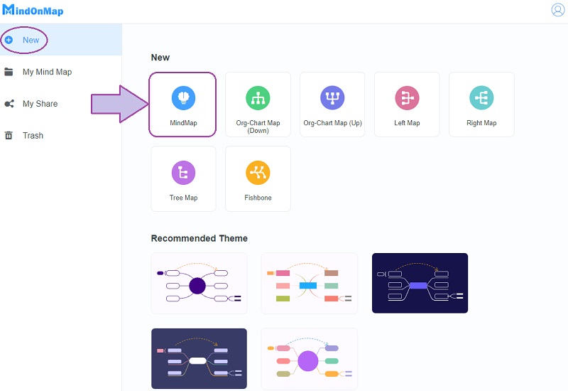 نقشه برداری ذینفعان MindOnMap جدید