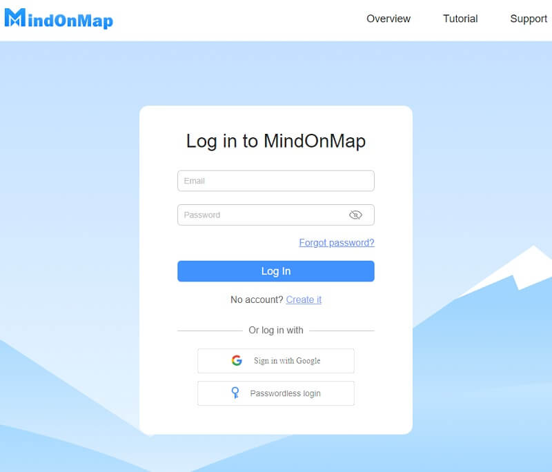 Audit diagram MindOnMap Bejelentkezés