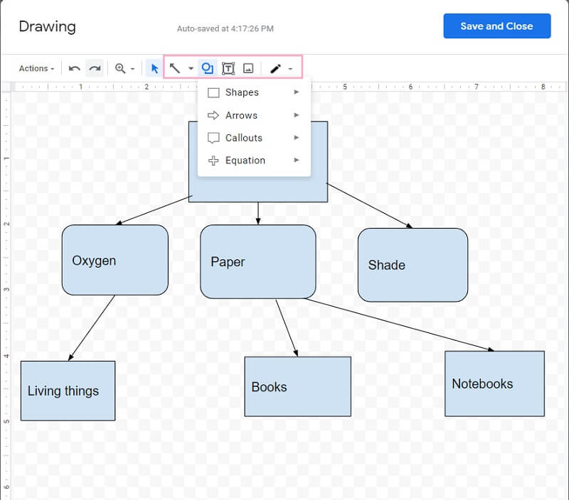 Etichetta del concetto di Google Documenti