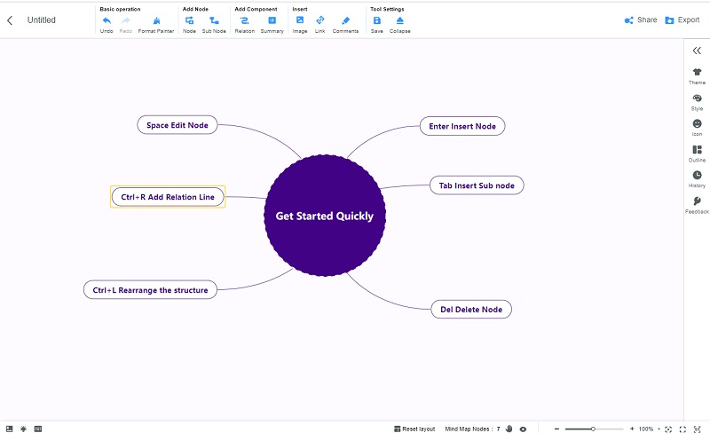 Google Docs Concept Mind Map Align