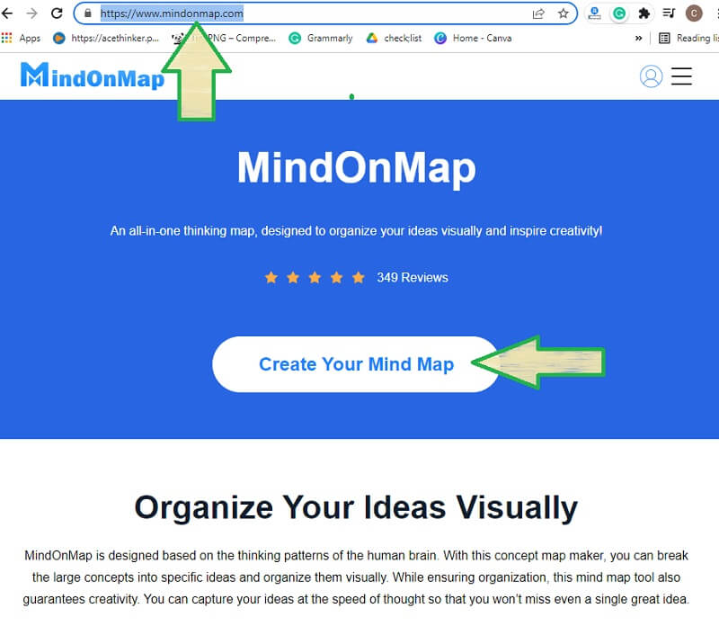 メンタルヘルス MindOnMap ログイン