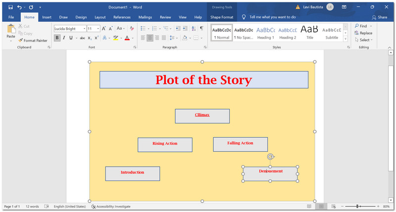 Microsoft Word เพิ่มข้อความ