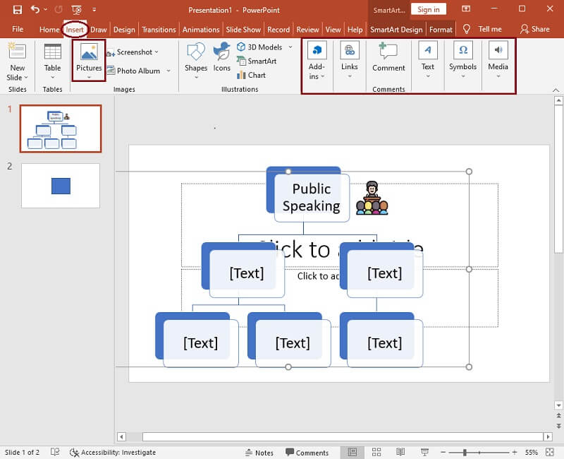 Презентация Mind Map PPT Picture