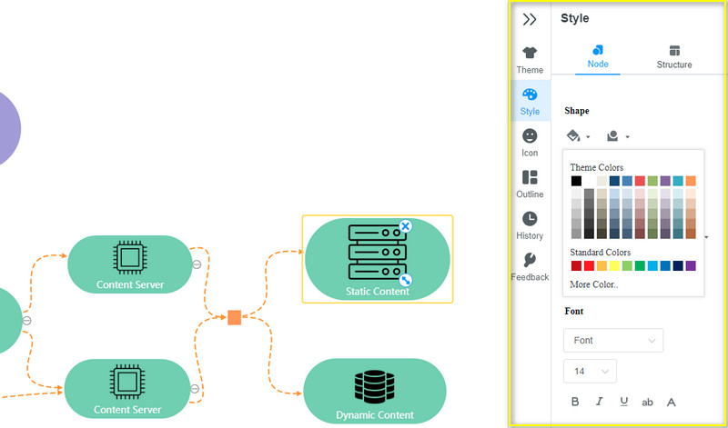 Customize Edit Diagram