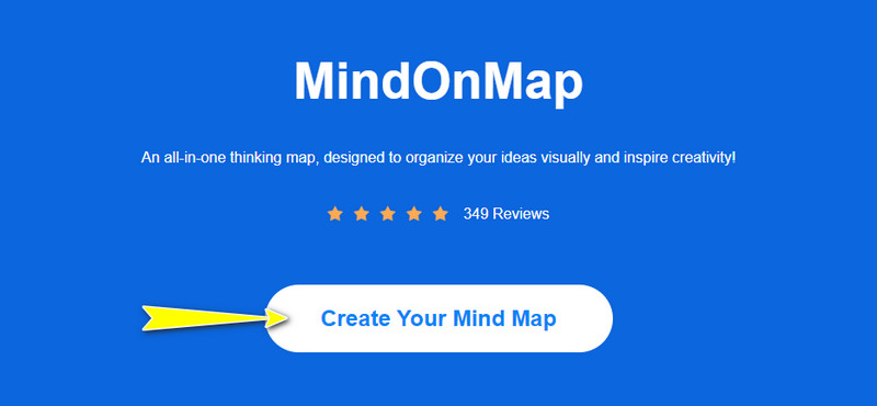 Enter MindOnMap Template Section