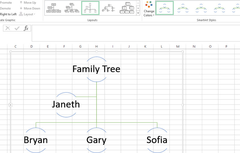 Excel Family Tree