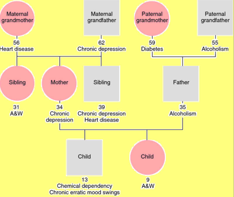 Genogram Njega