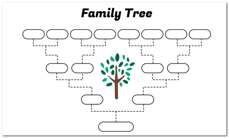 Egyszerű családfa sablon