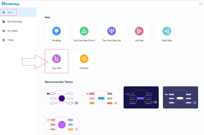 ქრონოლოგია Google Mindmap შაბლონი