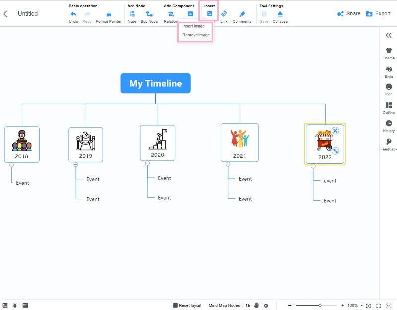 Dòng thời gian Hình ảnh Google Trang trình bày