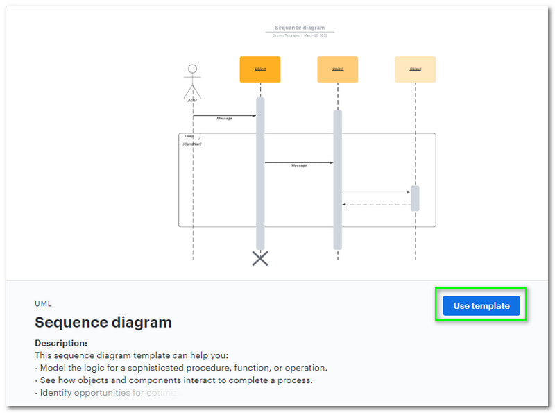 Πρότυπο χρήσης Lucidchart