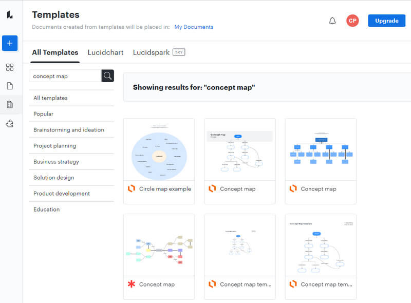 តារាង Lucidchart