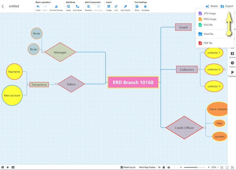 MindMap экспорт