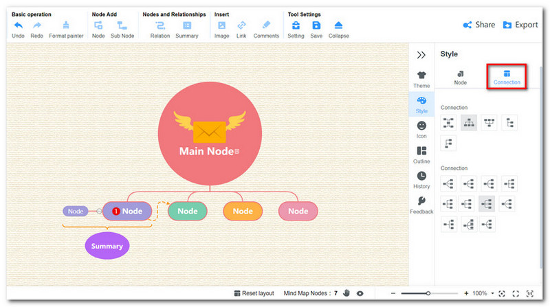 SmartDraw အတွက် MindOnMap အခြားရွေးချယ်စရာ