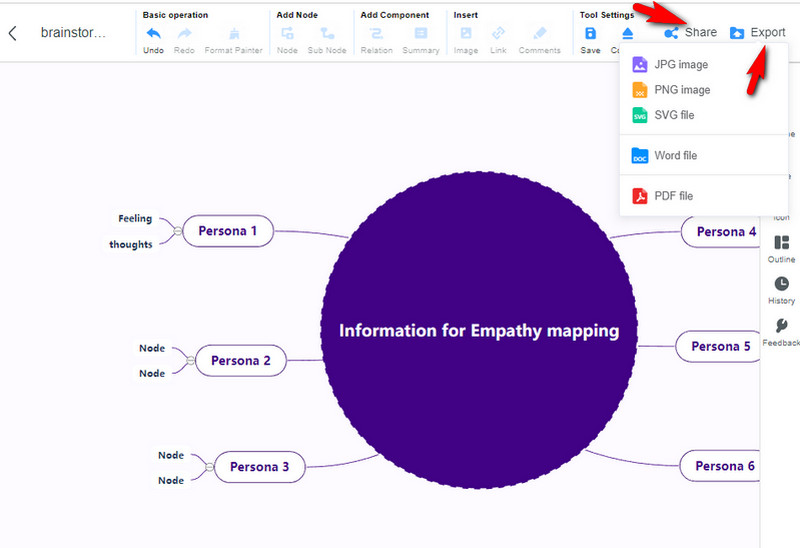 Share Export