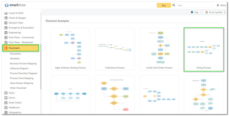 Smart Draw Opret rutediagram