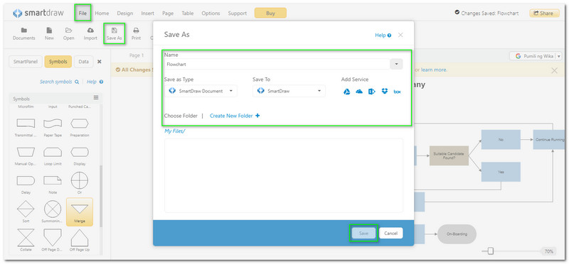 Smart Draw Save File