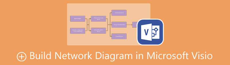 Visio-netwerkdiagram