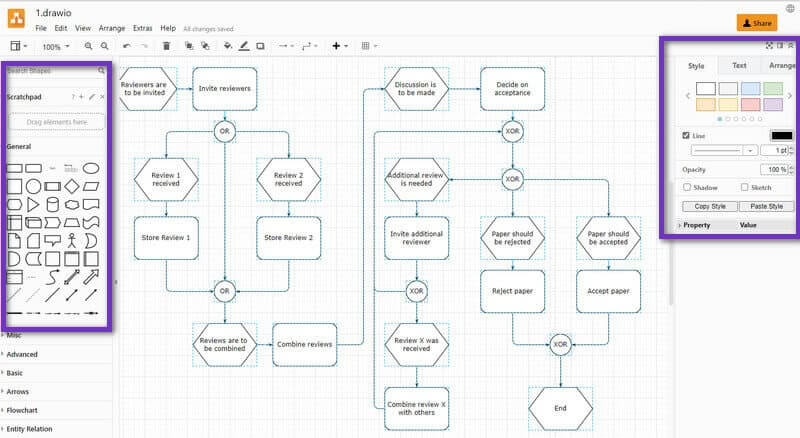 Disegna le selezioni aggiuntive