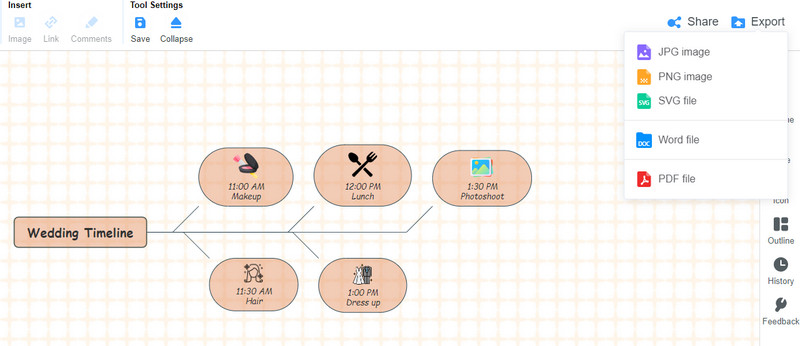 Export Timeline