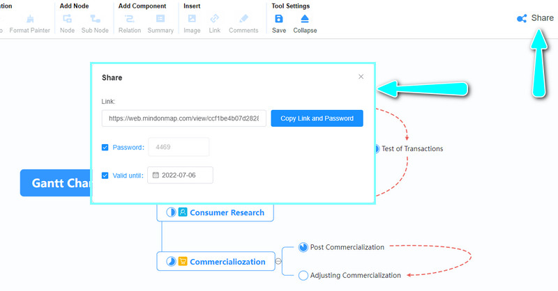 Share Gantt Chart Map