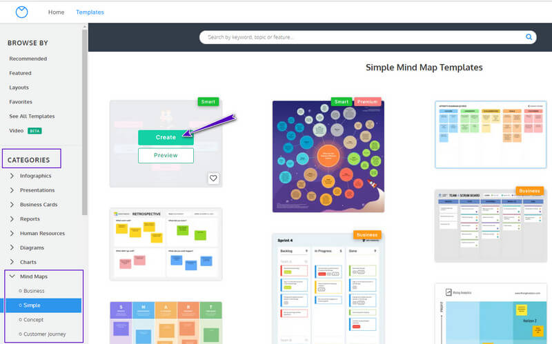 Venngage Mind Map Temp