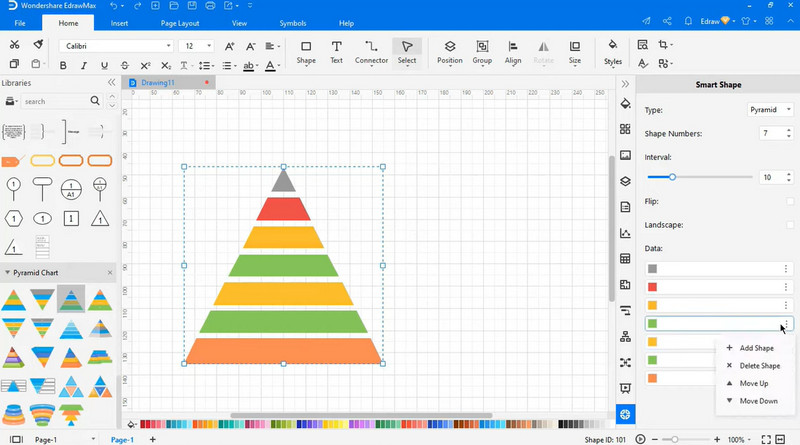 Wondershare EdrawMax Interface