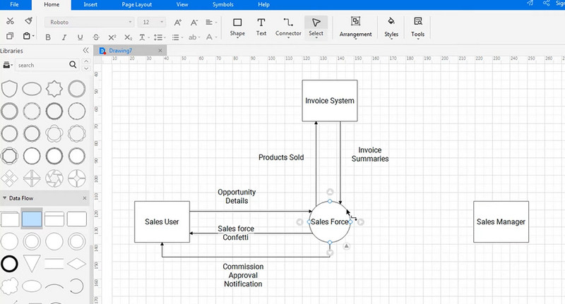 Interface EdrawMax